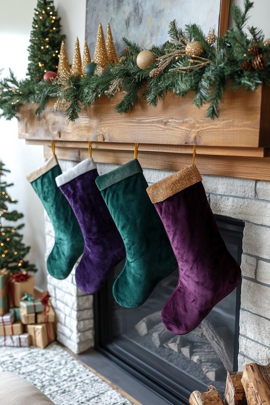 4. Velvet Jewel-Tone Stockings-1
