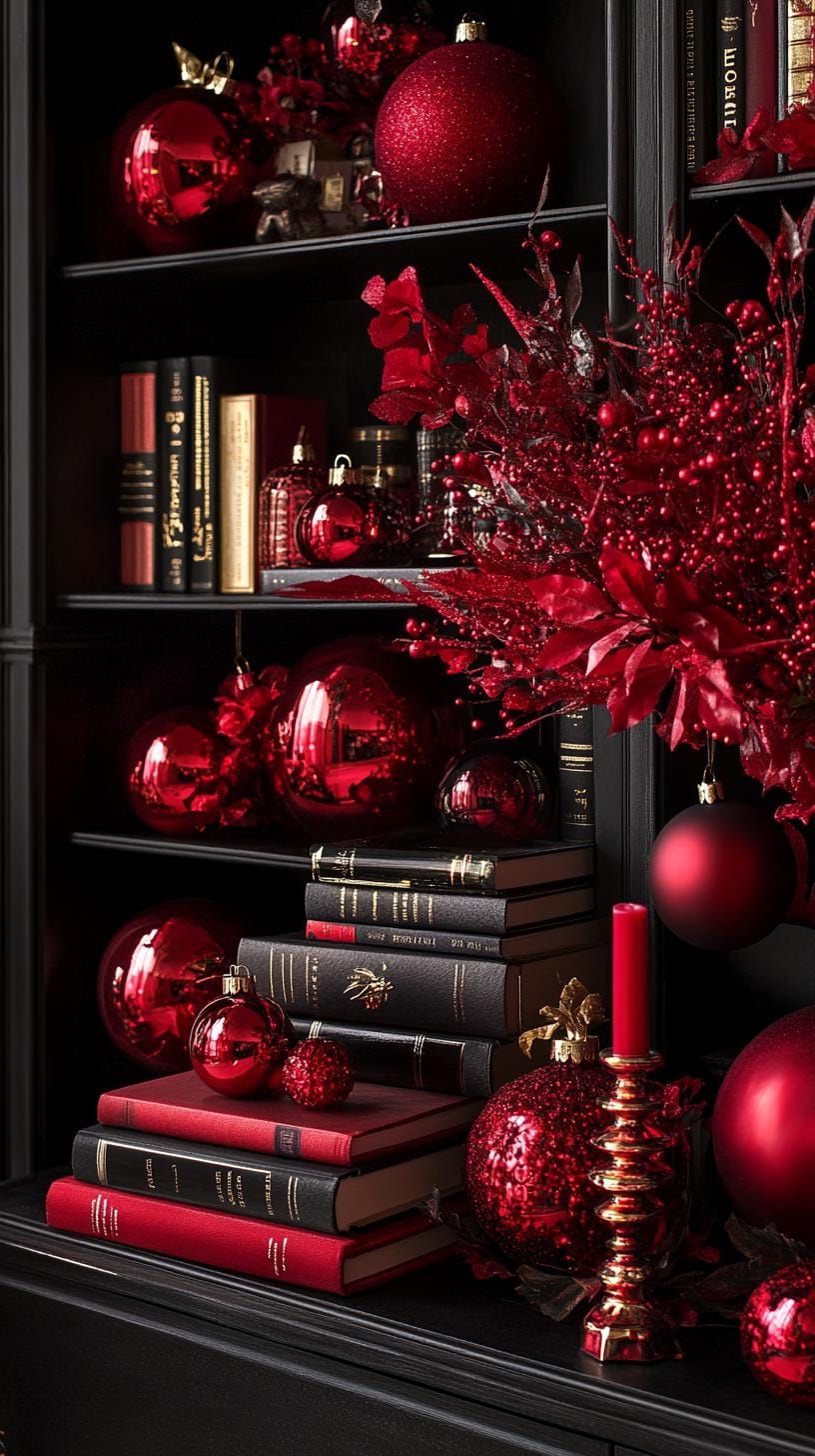 21 Magical Christmas Decor Inspiration for a Cozy Home 49 21. Luxurious Christmas Decor: Tom Ford-inspired-0