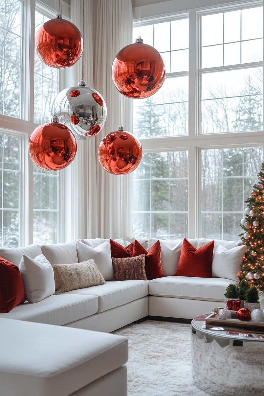20. Ceiling-Suspended Oversized Ornaments-0