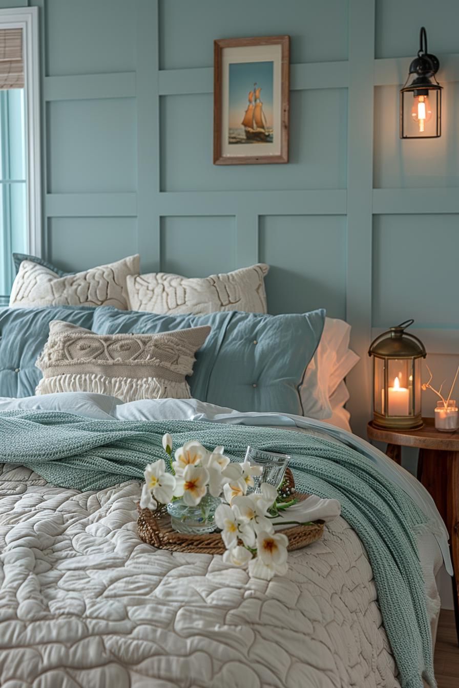 15 Aesthetic Coastal Bedroom Ideas For A Dreamy Retreat 8 3. Nautical Vintage Bedside Lamps-0