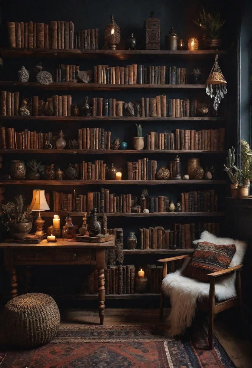 10. Vintage Decor on Rustic Shelves-0