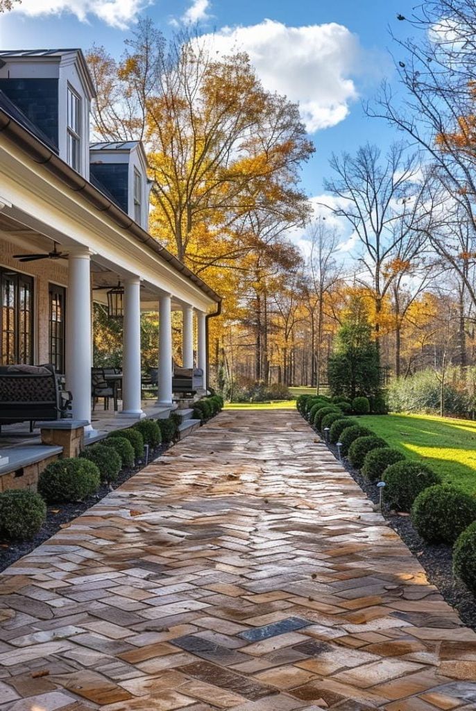 23 Gorgeous Paver Patio Ideas You Must See 46 herringbone patio paver
