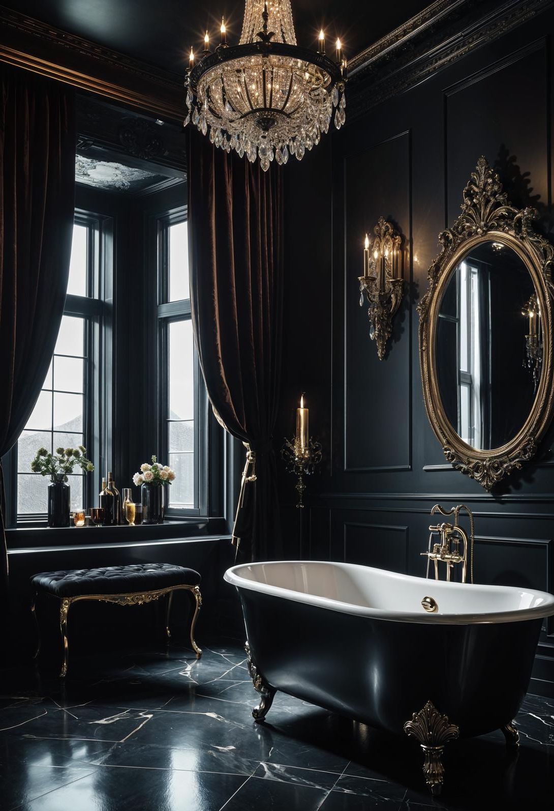 18. Gothic Glamour Bathroom Inspiration-1