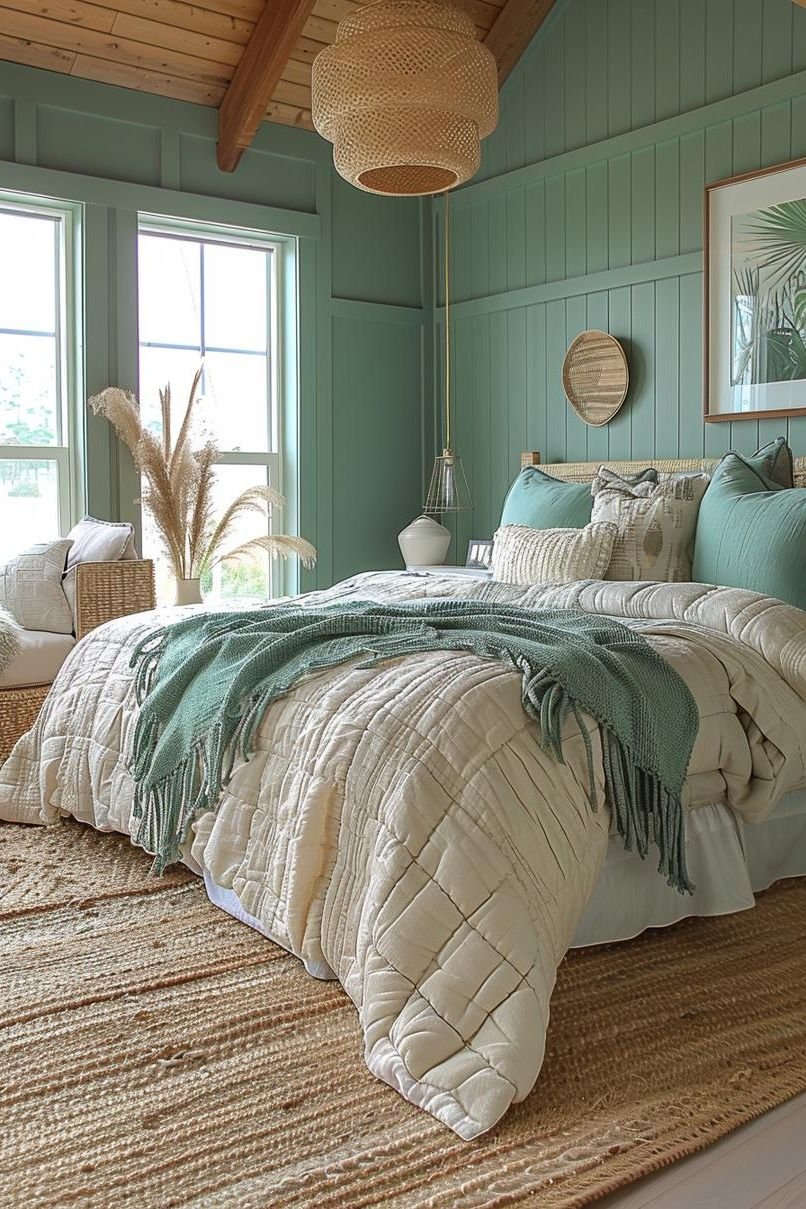 23. Seaside Chic Bedroom Decor-2