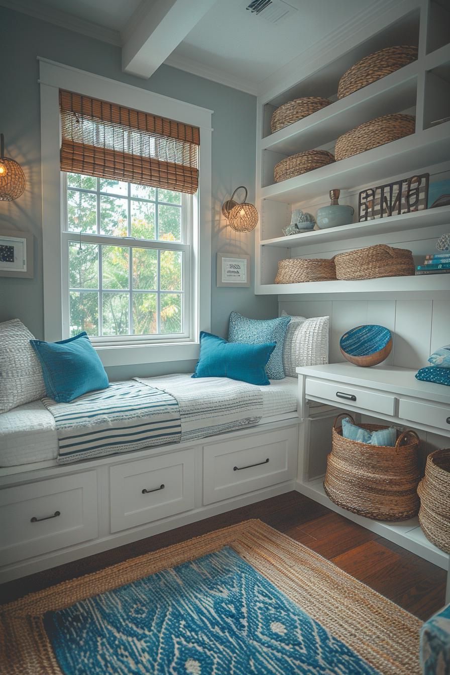 14. Coastal Dorm Room Decor Ideas-0