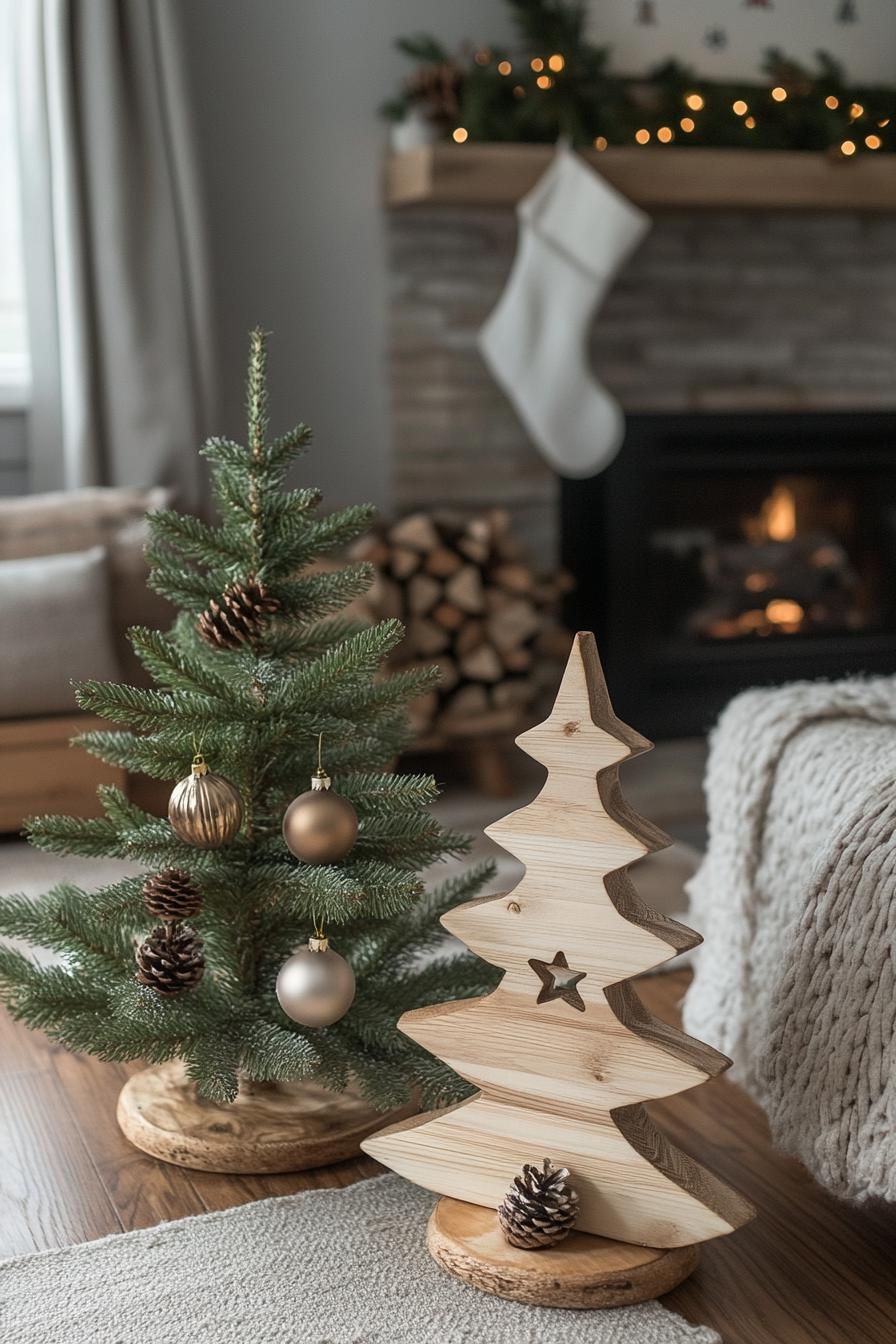 3. Rustic Wooden Tree Decor Inspiration-0