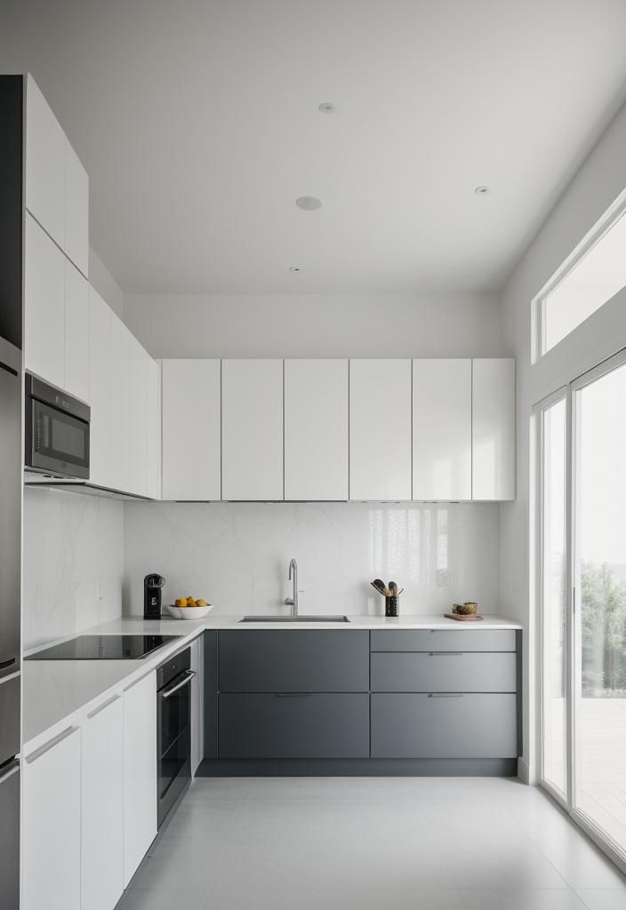 39 Cutting-Edge Modern Kitchen Design Ideas: Contemporary Style 7 5. Sleek Minimalist Kitchen Designs-0