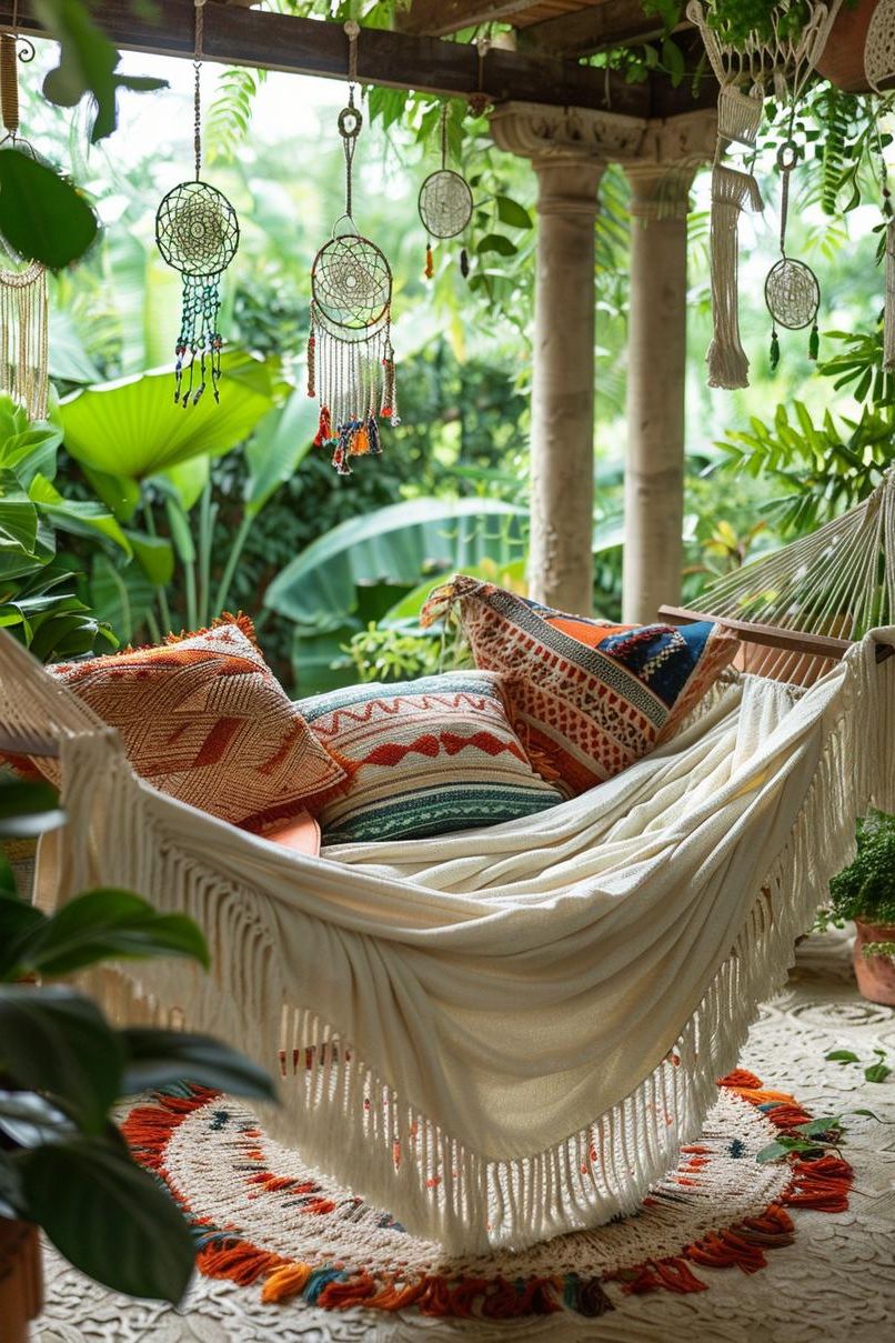 15 Creative and Stunning Small Garden Ideas 11 4. Boho Garden Retreat Ideas-0