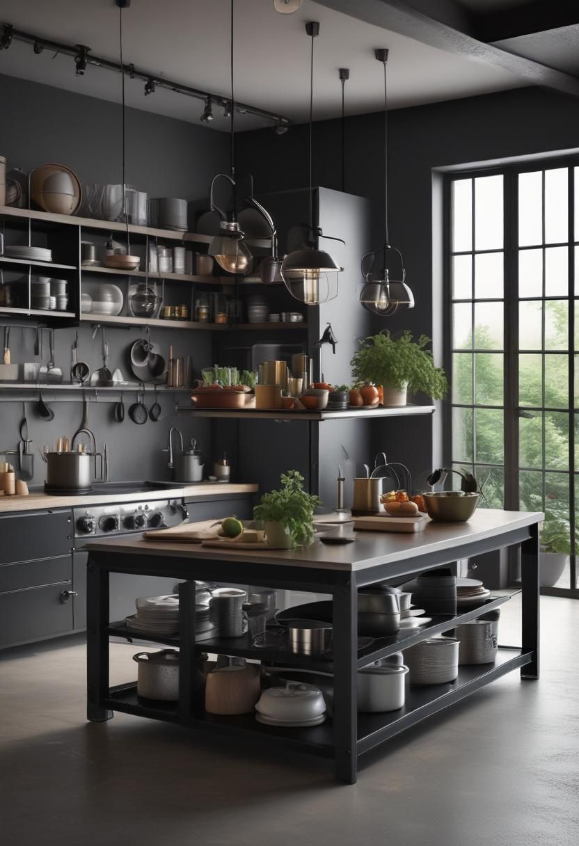 4. Steel Accents Industrial Island-1