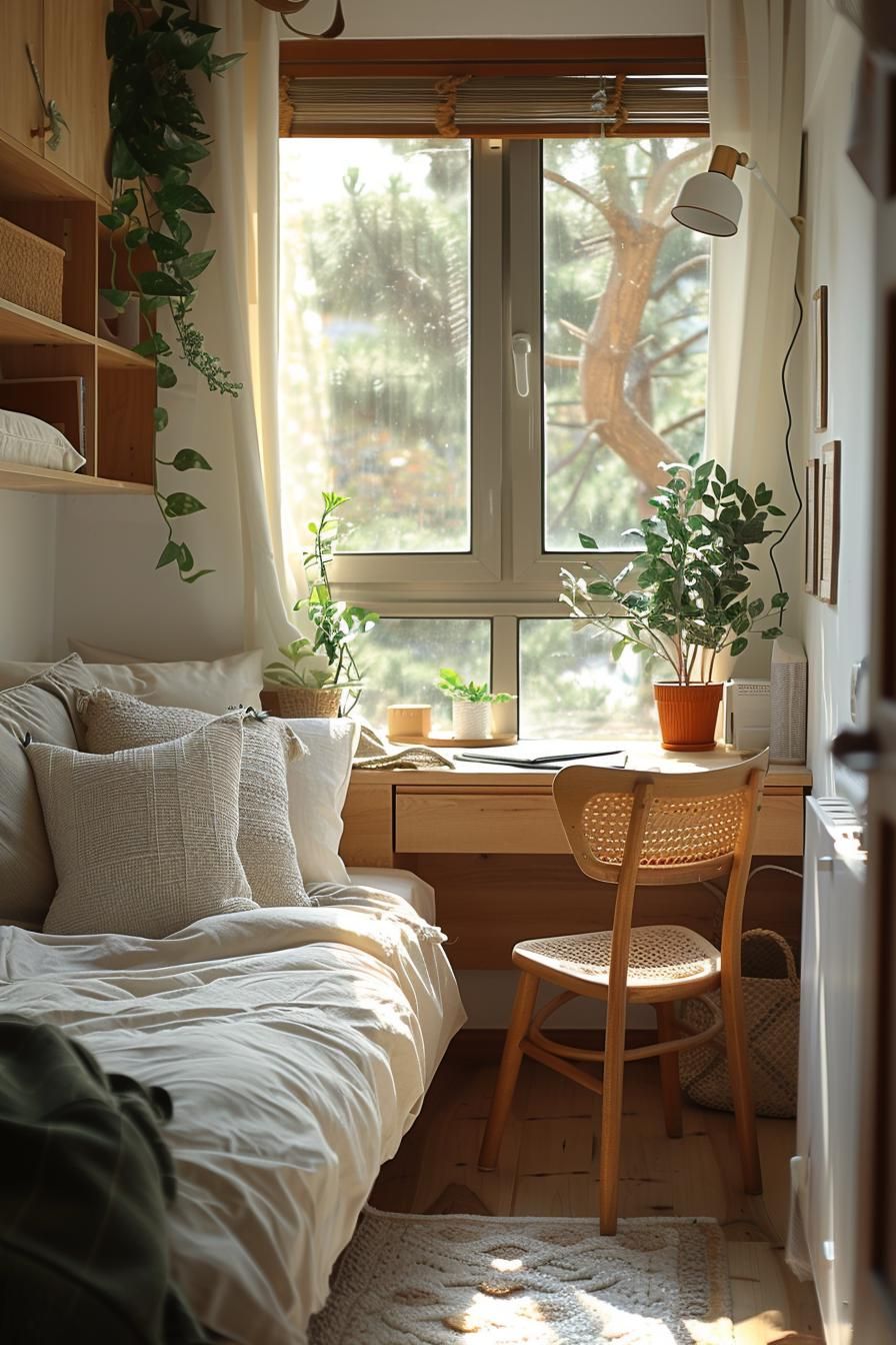 19. Sleek Minimalist Dorm Room Inspo-2