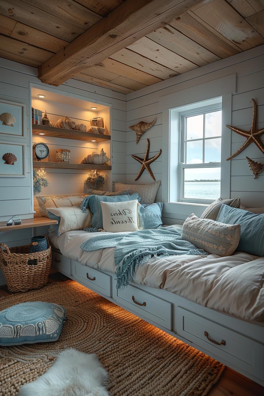 6. Coastal Dorm Decor Ideas-2