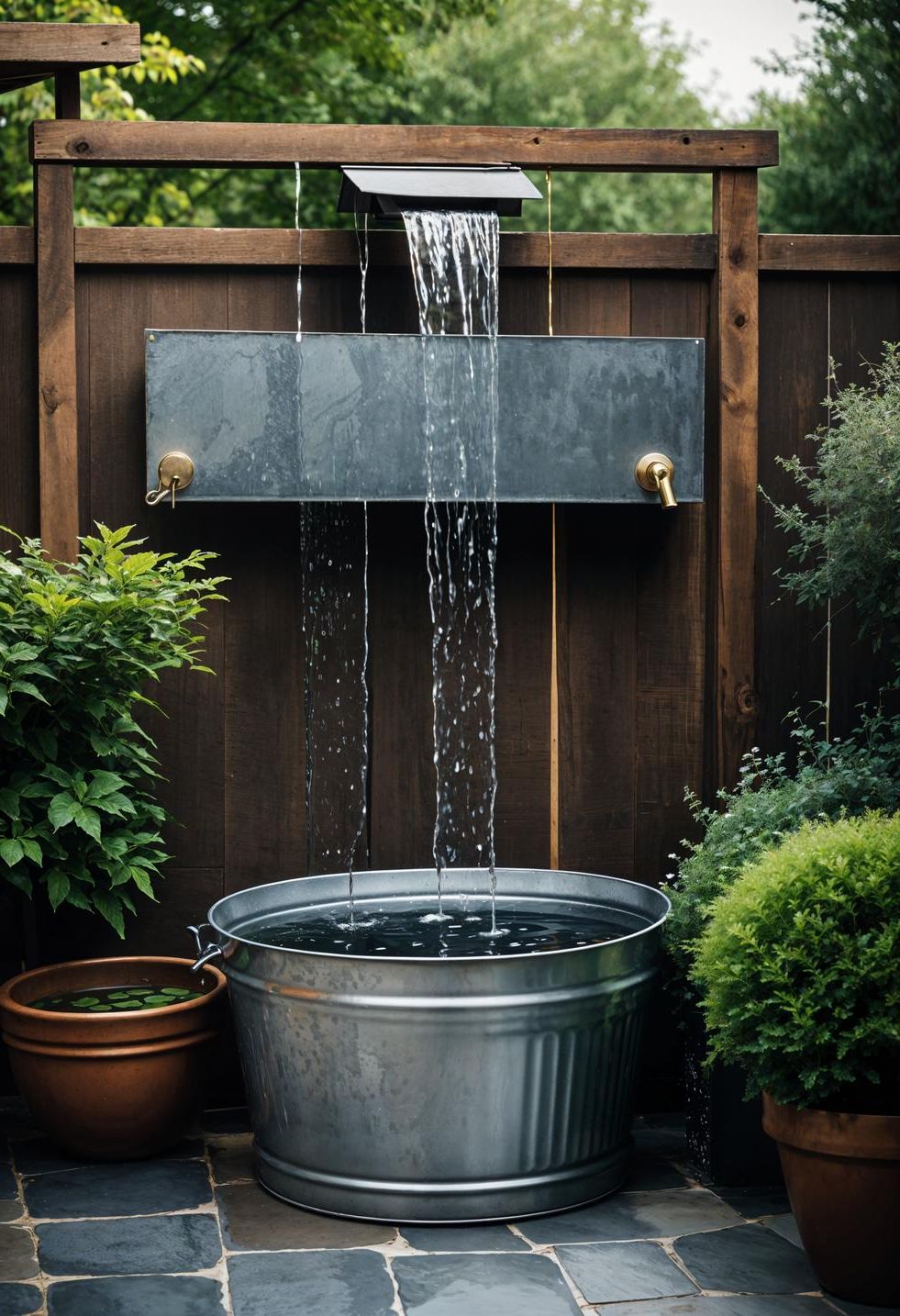 15 Budget-Friendly Small Patio Ideas You’ll Love 34 15. Budget-Friendly DIY Water Feature-2
