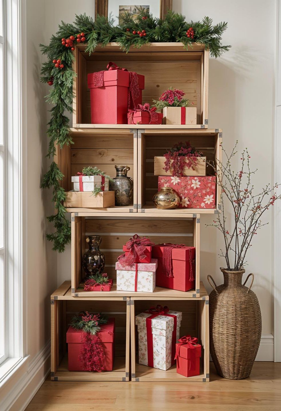 13. Creative Crate Christmas Decor Ideas-1