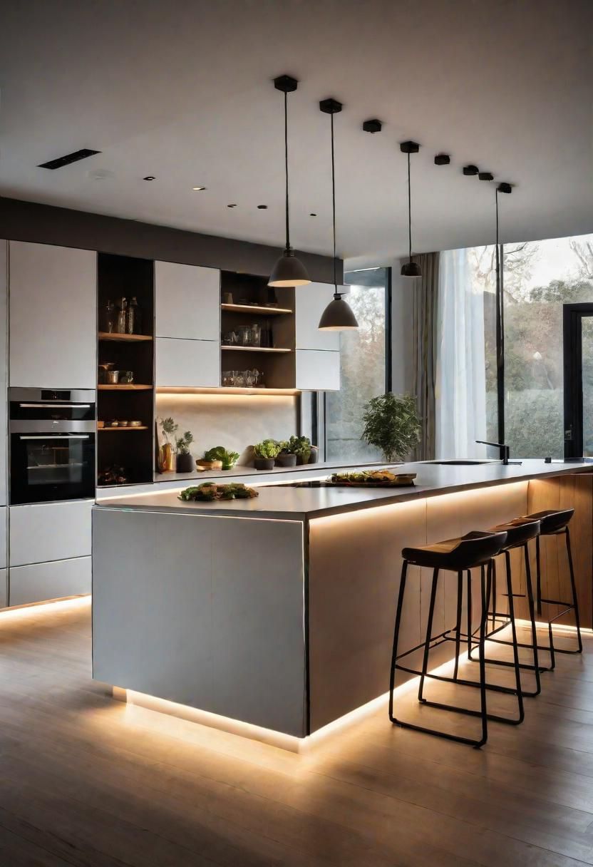 39 Cutting-Edge Modern Kitchen Design Ideas: Contemporary Style 16 12. Enhancing Kitchen With Integrated Lighting-0