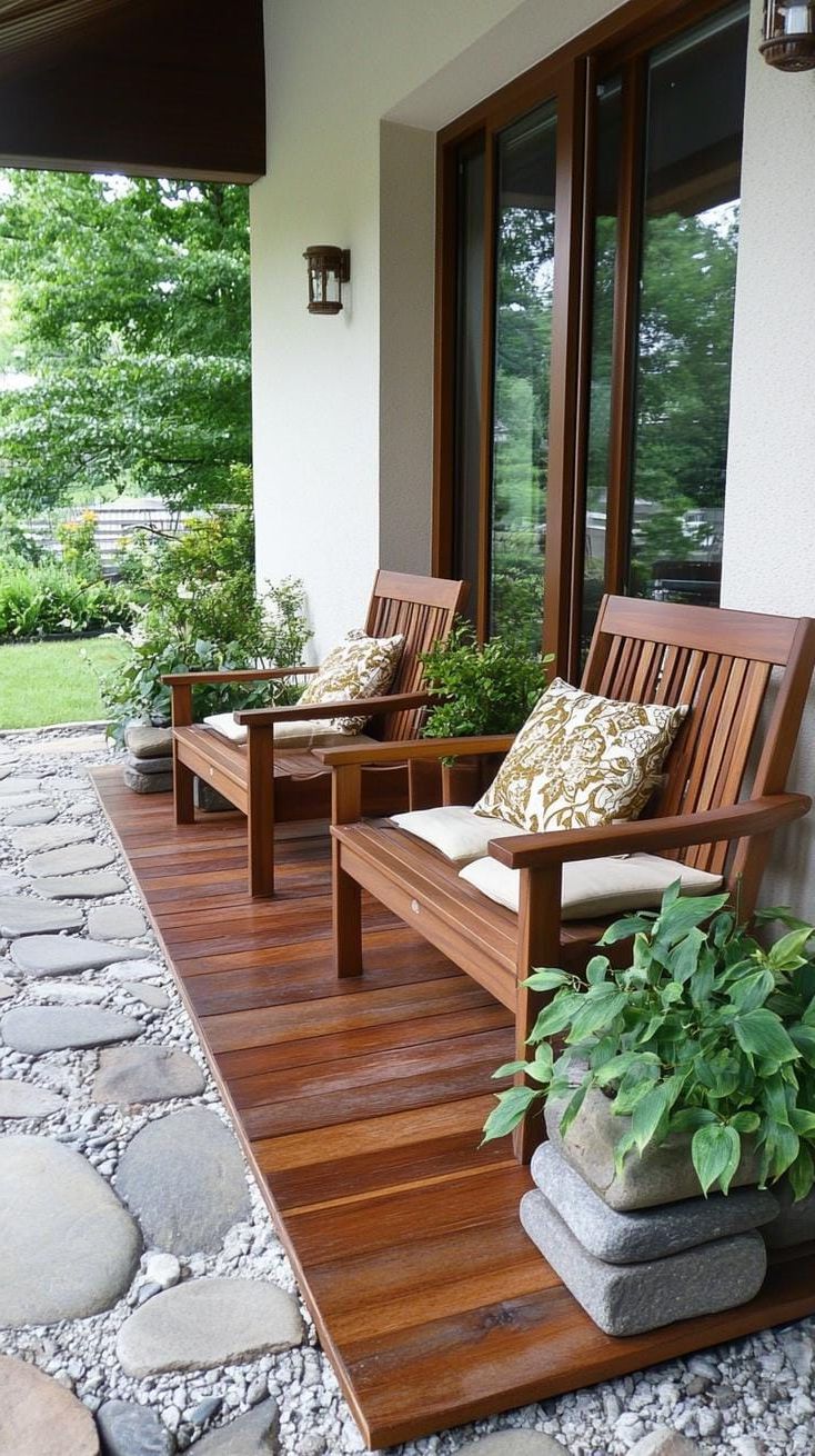 22. Asian fusion with bamboo plants, Zen stones, and low seating arrangements-0