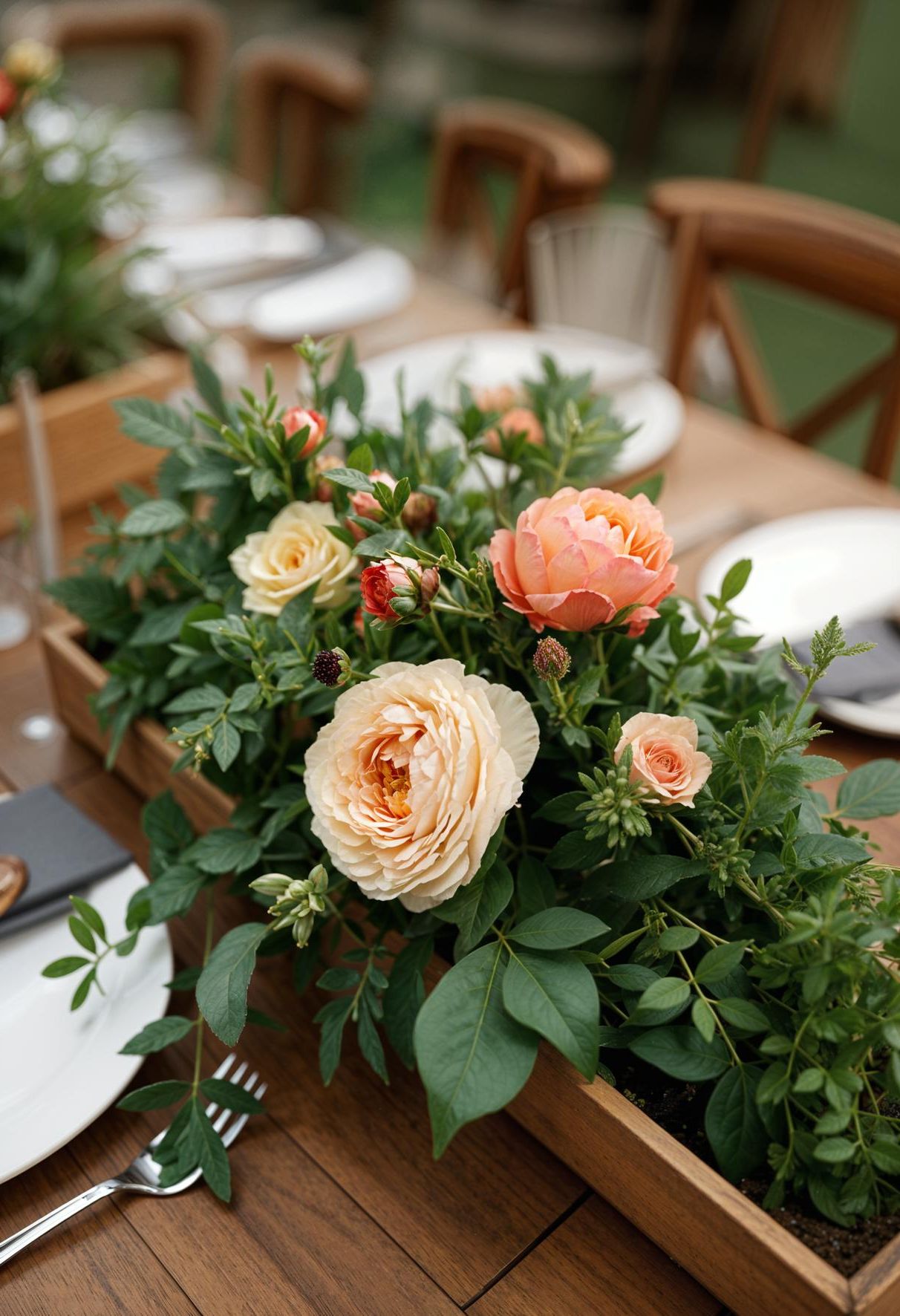 19 Unique Boho Christmas Decor Ideas 30 11. Nature-Inspired Boho Holiday Centerpiece-1