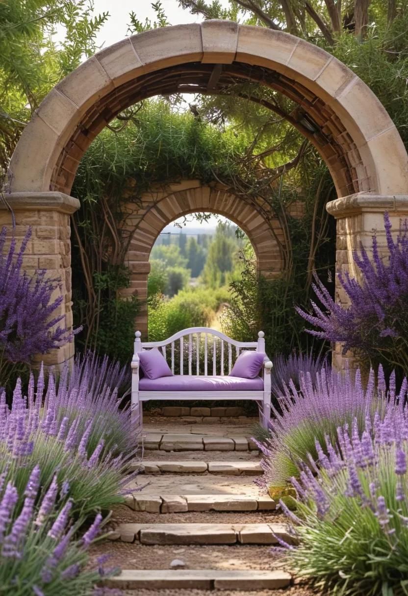 25 Stunning Small Garden Layout Ideas 58 25. Purple Lavender Field Oasis-0