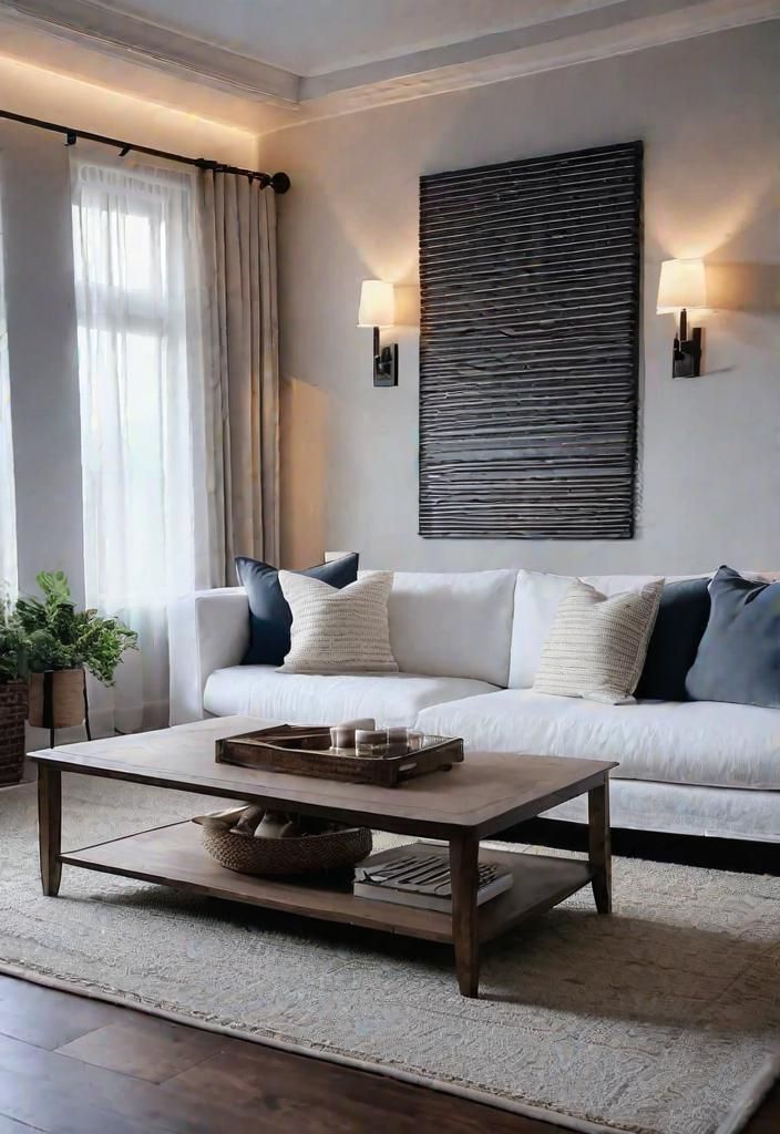 25 Charming Farmhouse Living Room Ideas For 2025 13 11. Fresh White Slipcovered Sofas-0