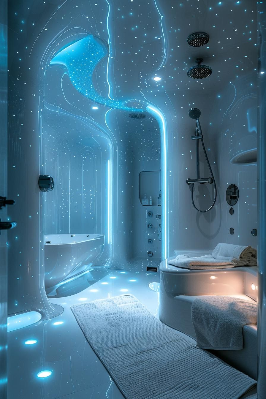 23 Dream Bathrooms to Inspire Your Creative Genius 14 7. Pod-Style Futuristic Bathroom Spotlight-1