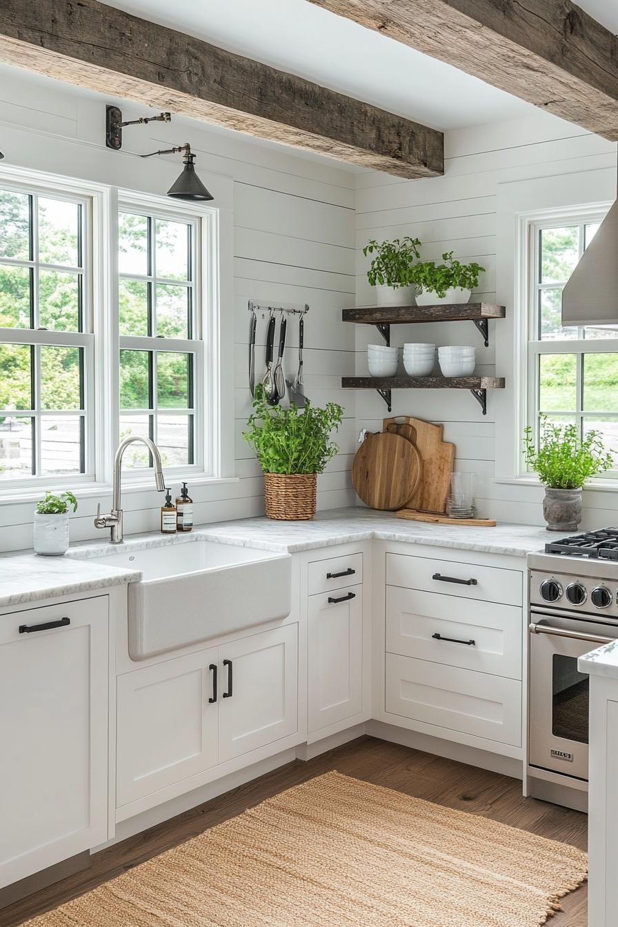 15. Space-Saving Corner Sinks in Kitchens-1