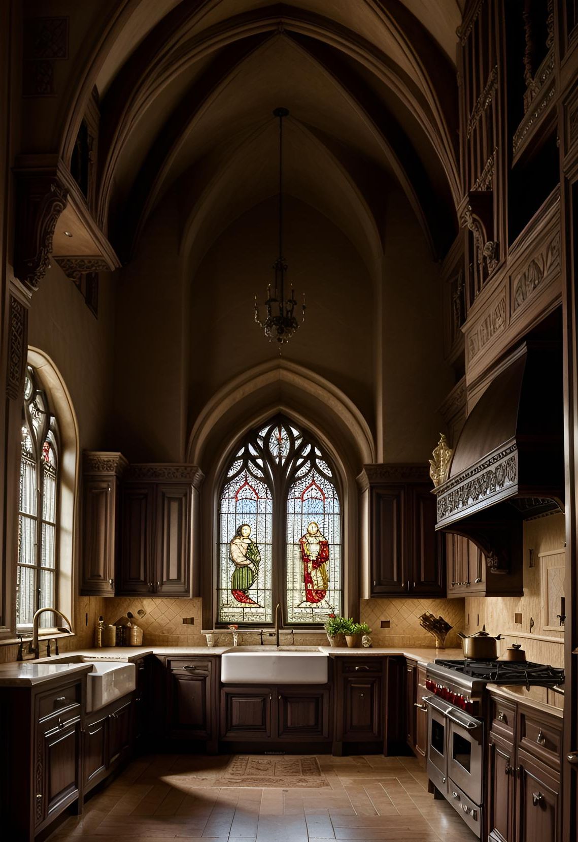 45 Timeless Kitchen Design Ideas for Everlasting Style 18 14. Gothic Kitchen Design Ideas-0