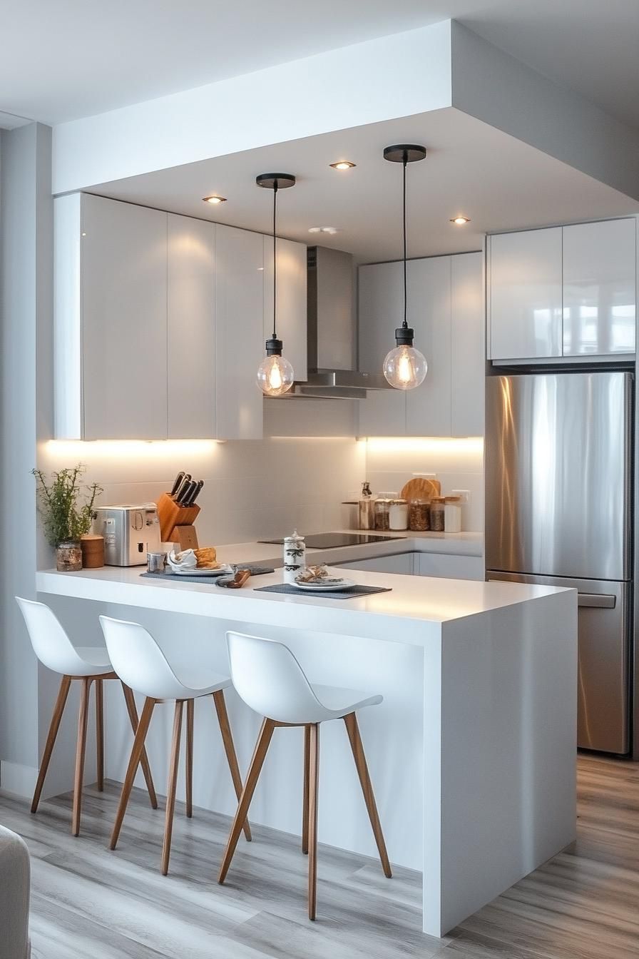 19. Bright White Cabinetry for Small Kitchens-0