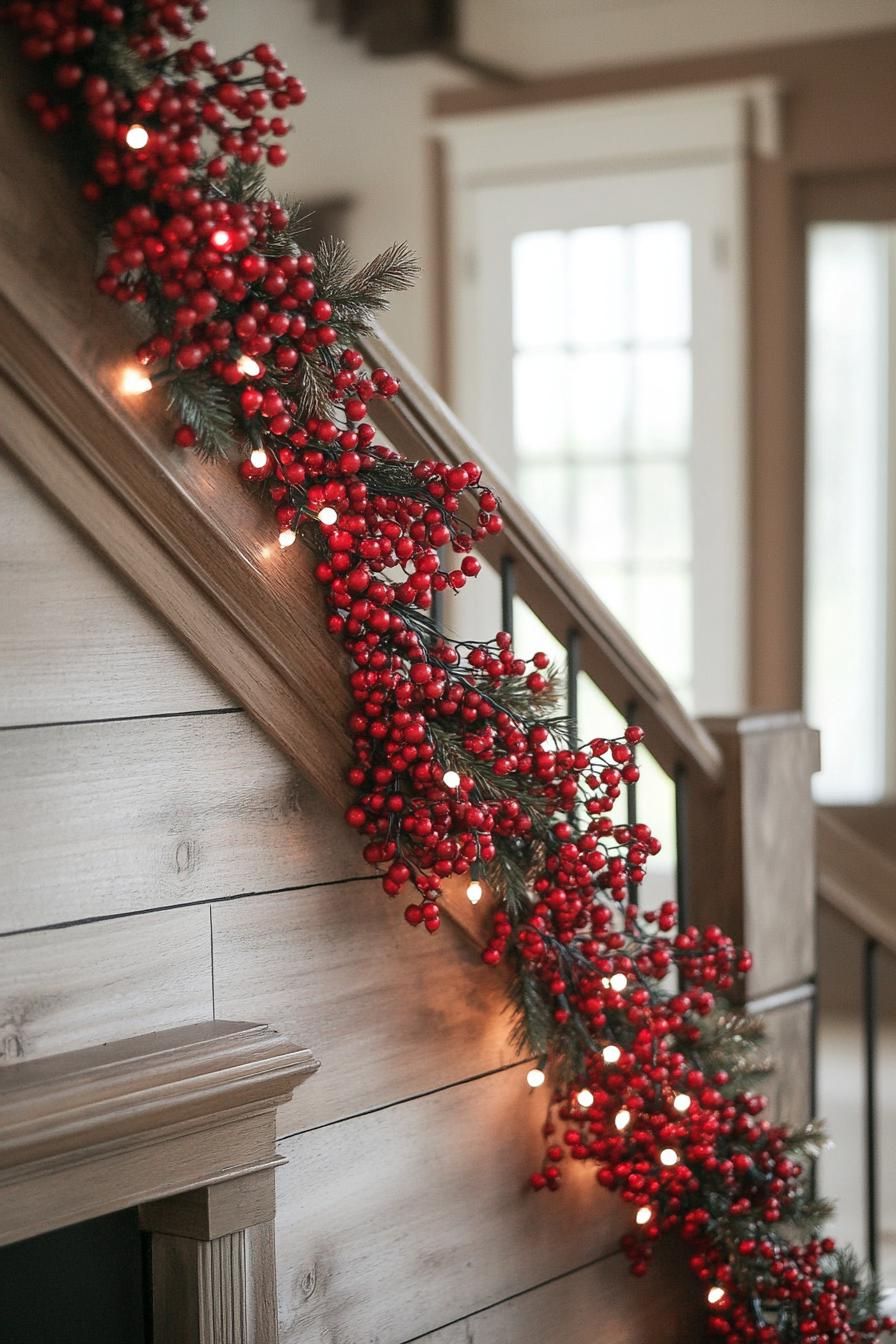 14. Festive Red & White Garland-1