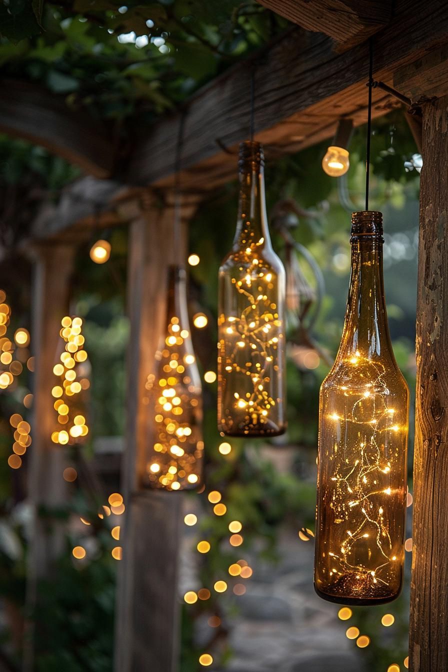 15 Gorgeous Budget-Friendly Back Patio Ideas 29 15. Budget Back Patio Magic: Fairy Lights-1
