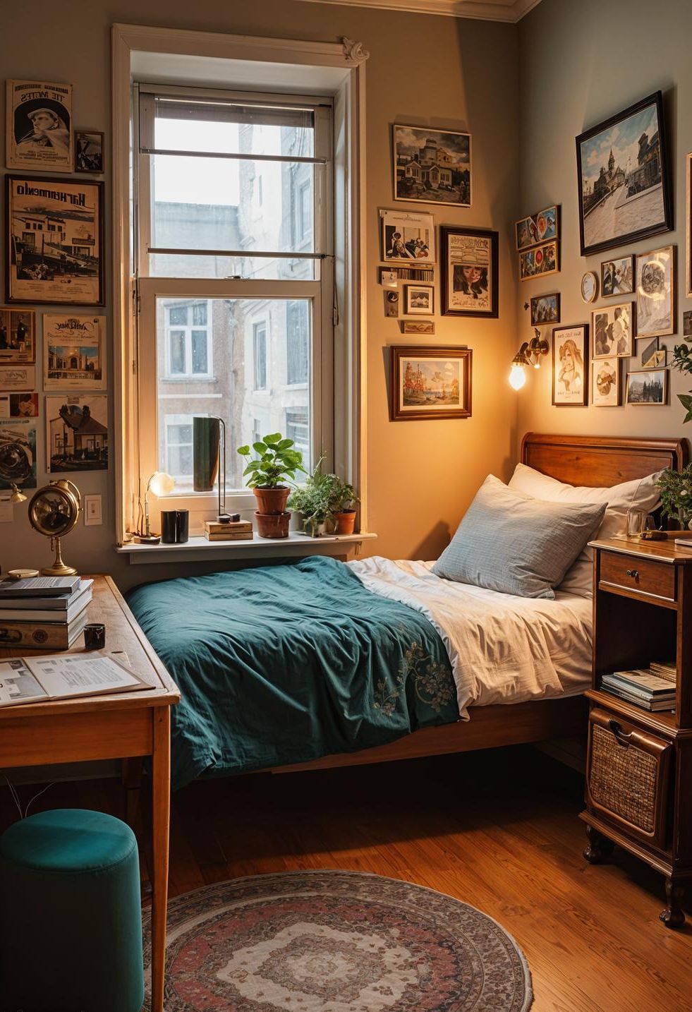 7. Vintage Dorm Room Delight-0