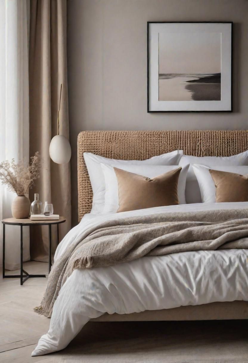 51 Neutral Bedroom Designs: Effortless Elegance for Peaceful Dreams 61 50. Neutral Oasis Decor Ideas-0