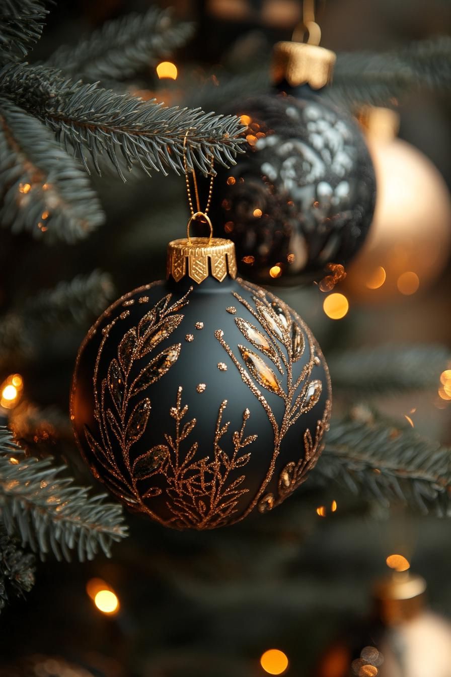 1. Glamorous Vintage Christmas Ornaments-0