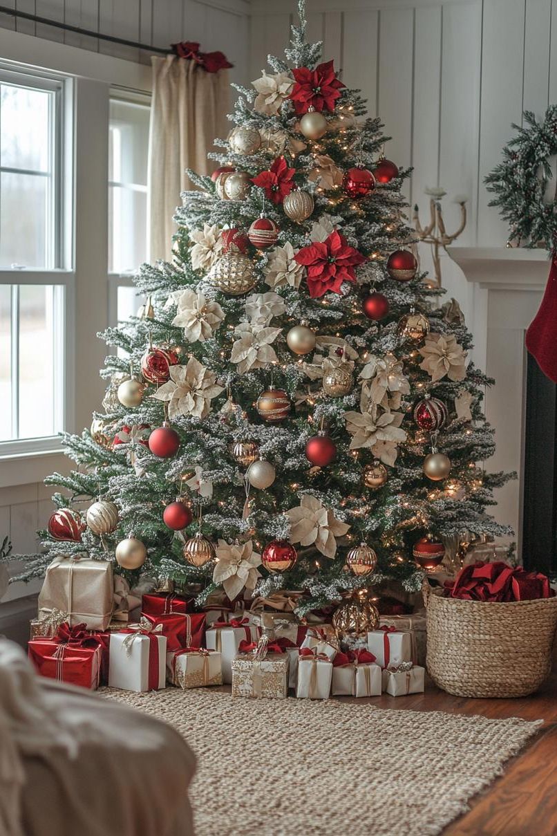 6. Vintage Farmhouse Festive Decor Ideas-0