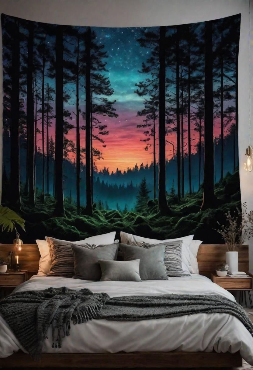 3. Twilight Forest Tapestry Headboard Tutorial-0