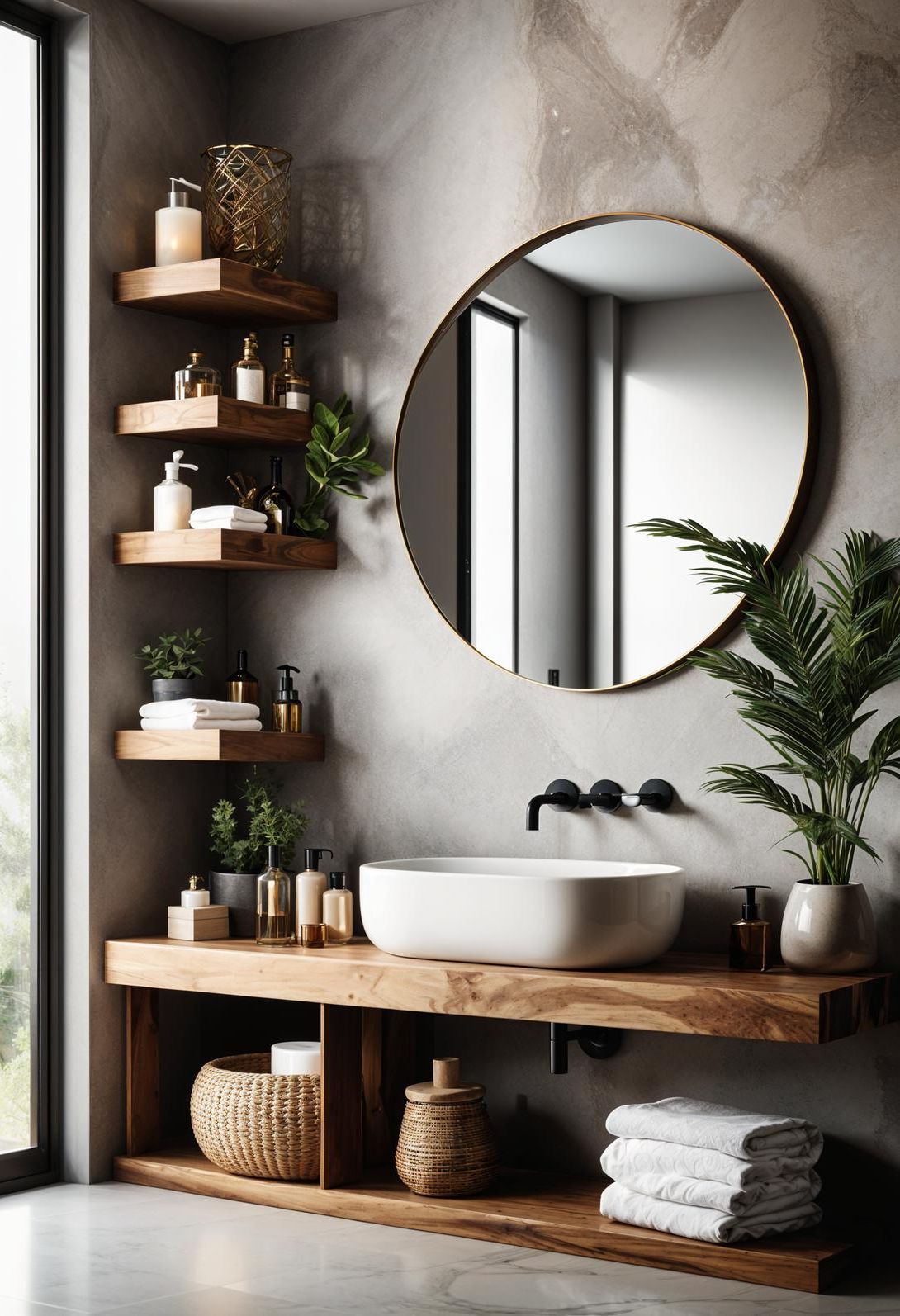 21. Crystal and Stone Bathroom Decor-0