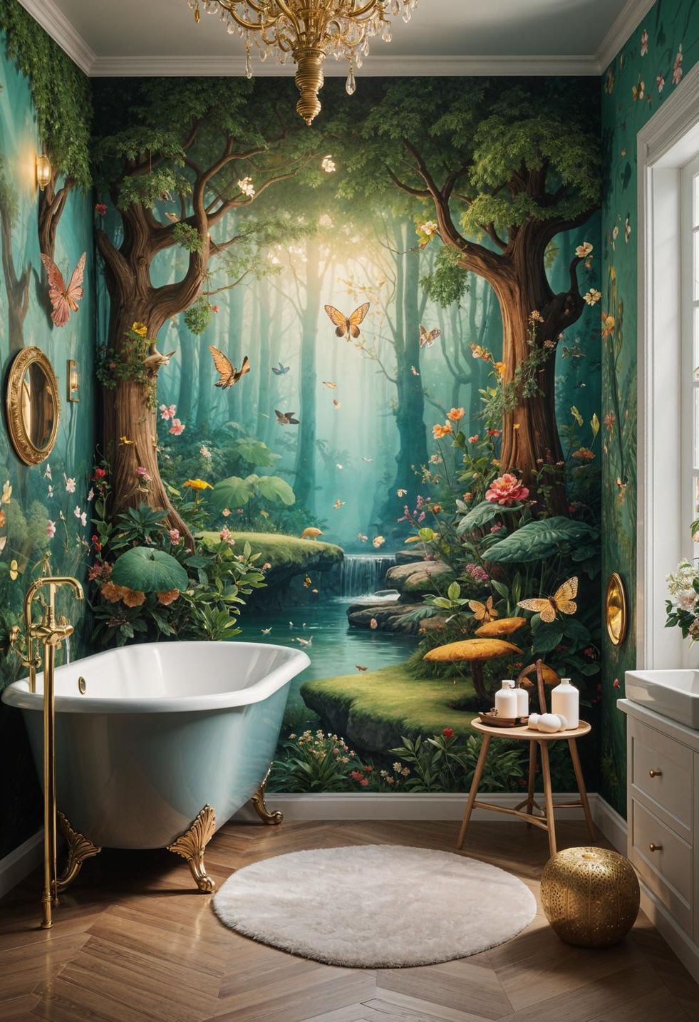 9. Enchanting Bathroom Wallpaper Designs-0