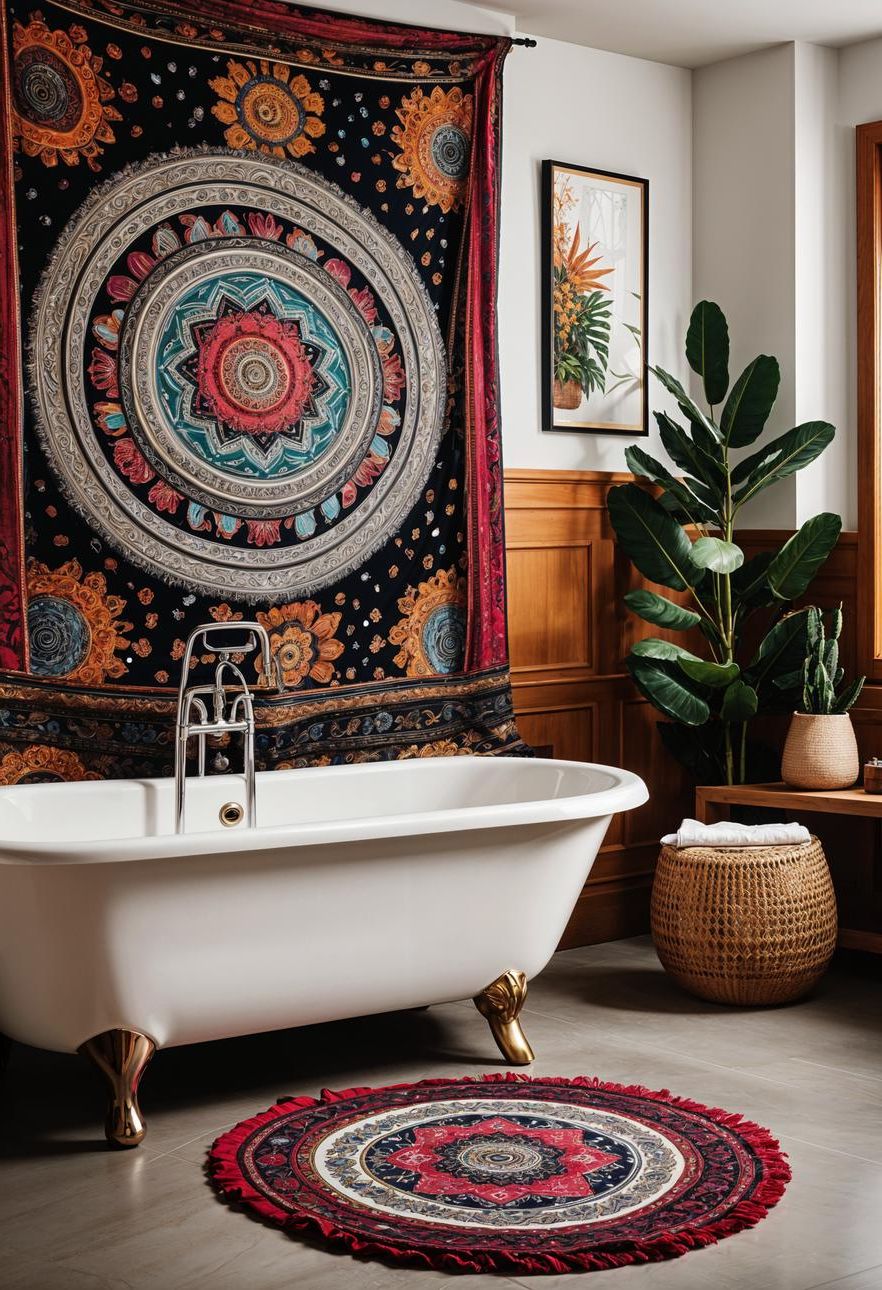 18. Boho tapestry decor inspiration-1