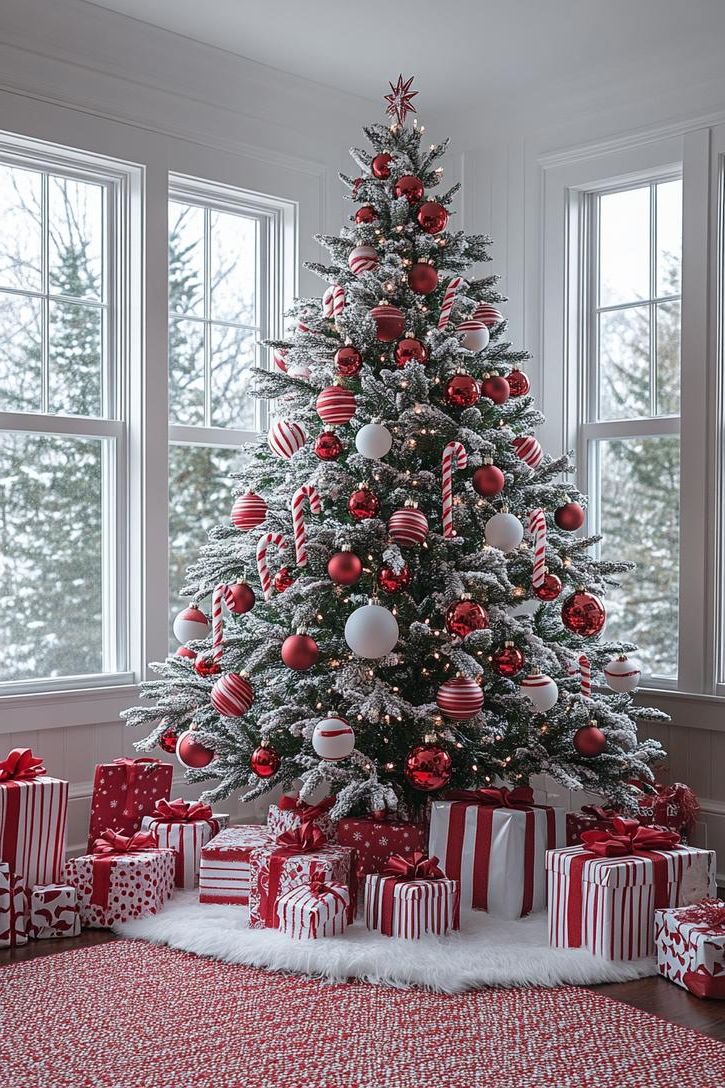 1. Sweet Candy Cane Christmas Trees-1