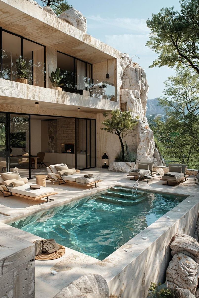 21 Stunning Small Pool Design Ideas For Tiny Backyards 29 11. Chic Small Pool Design Inspiration-0