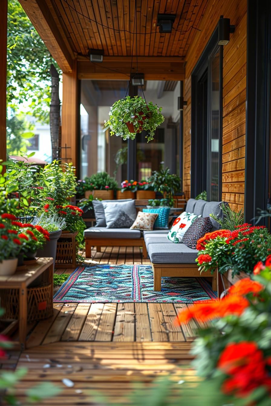 25 Stunning Small Garden Layout Ideas 10 3. Modern Geometric Garden Design-2