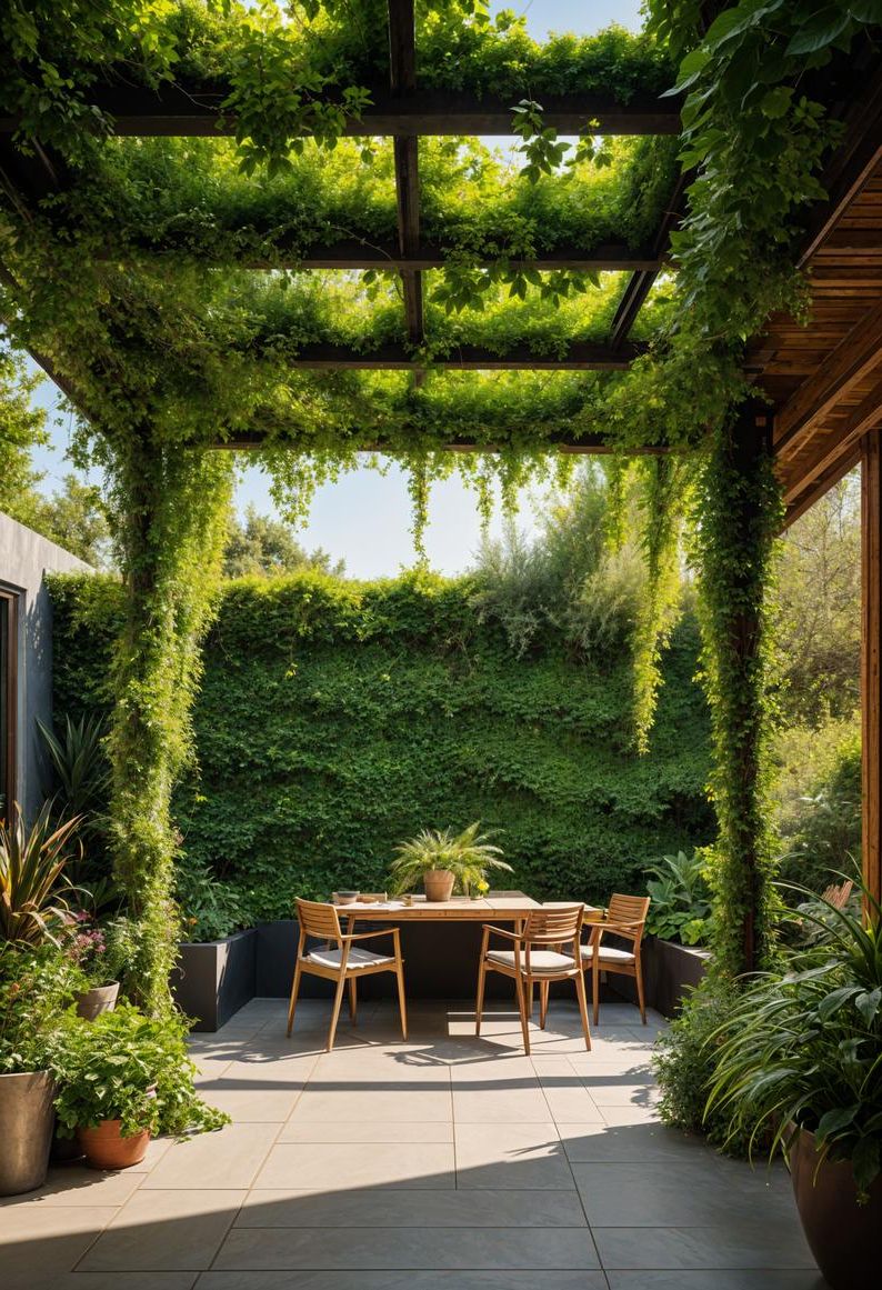 19 Unique Patio Roof Extension Ideas For A Stunning Backyard 25 9. Green Living Roof Inspiration-1