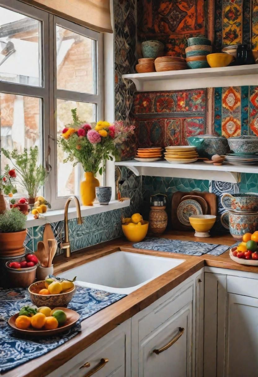 35. Boho Chic Kitchen Style-2