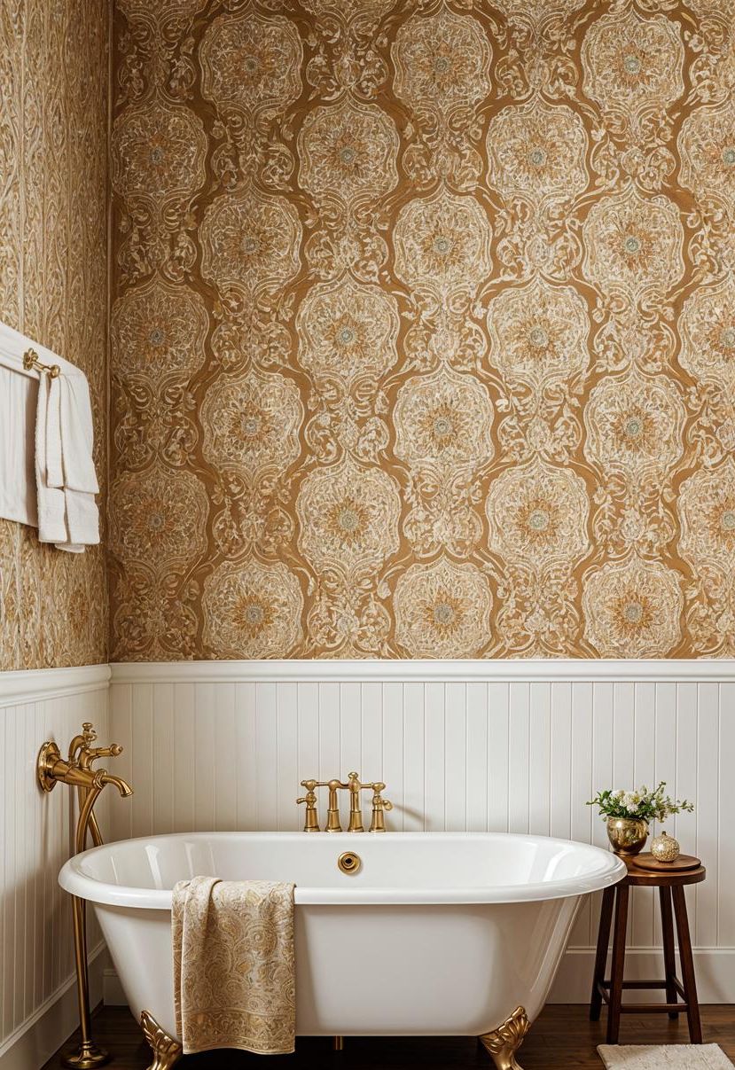 10. Timeless Eastern Textiles in Bathrooms-1