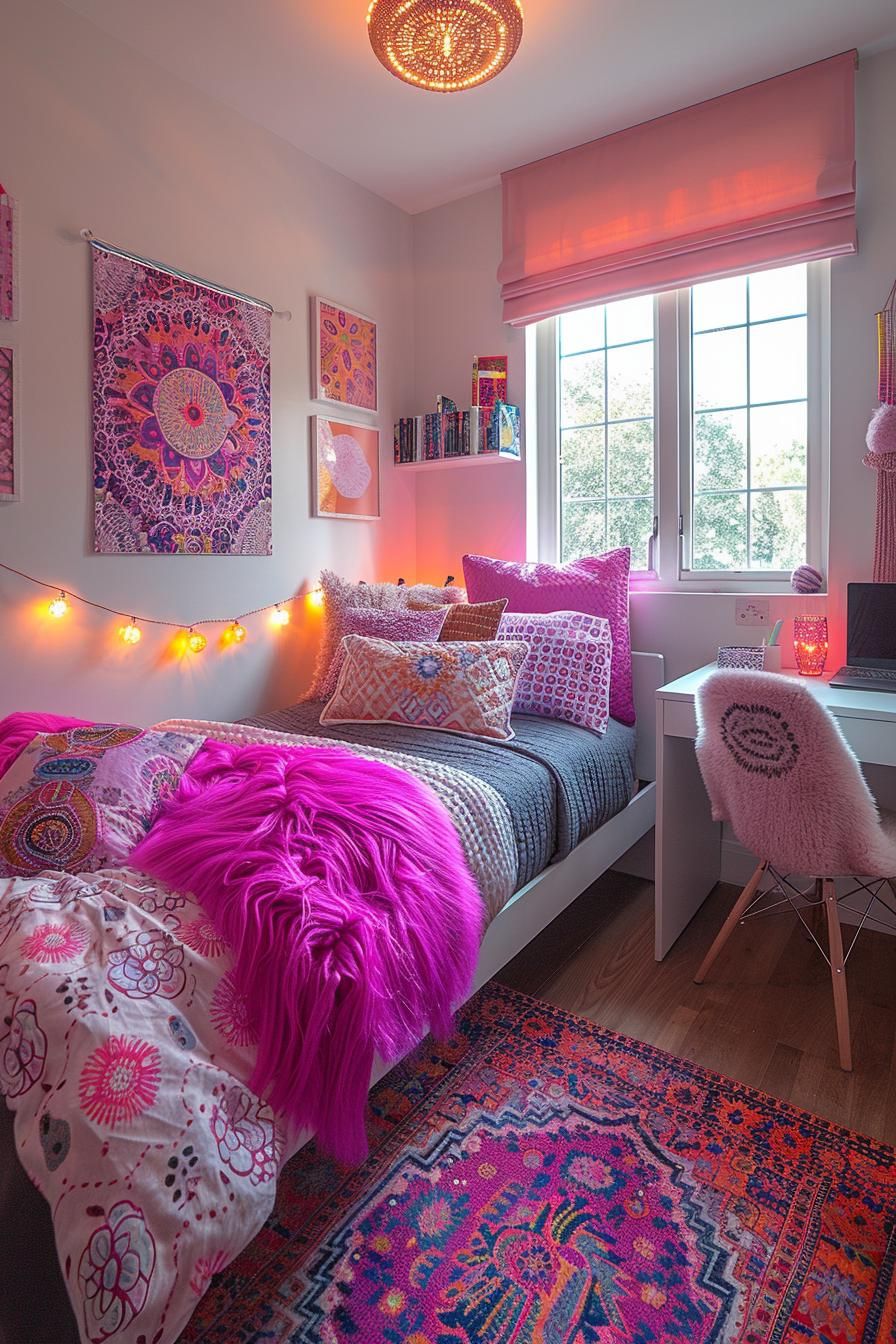 15. Pink & Orange: Playful Blocks-0