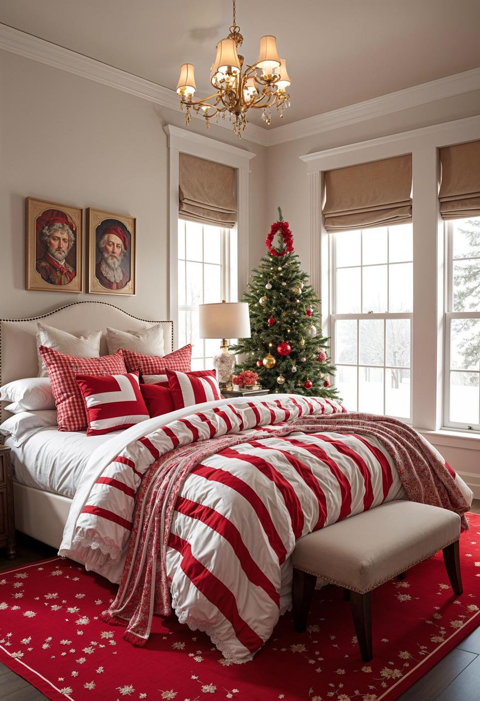 9. Candy Cane Bedding Inspiration-0