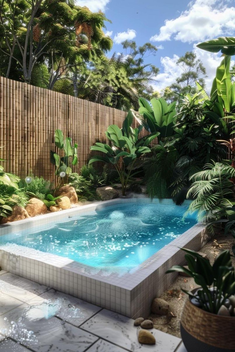 1. Green Oasis Retreat with Waterfall-1