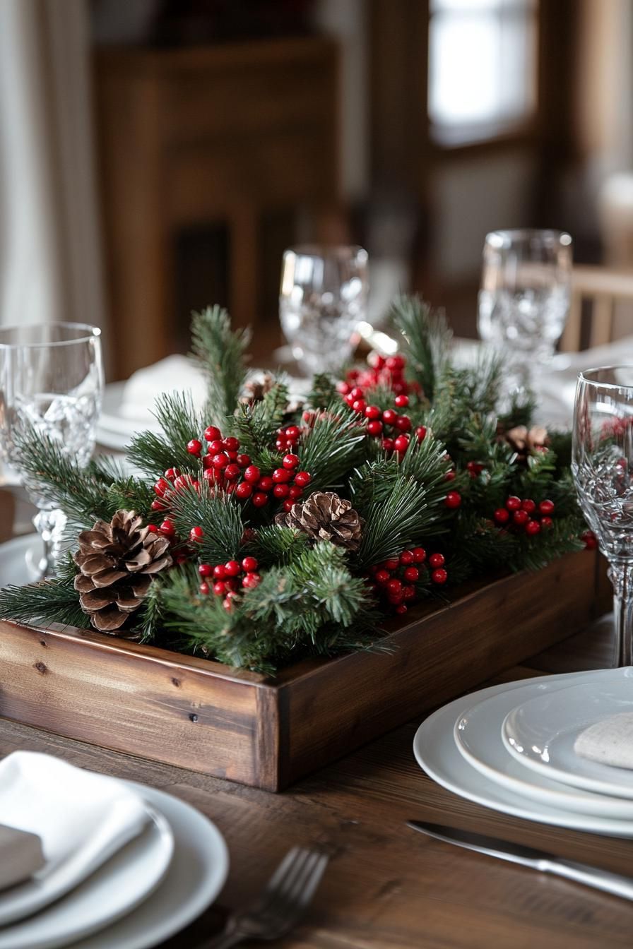 3. Rustic Christmas Table Centerpieces-1