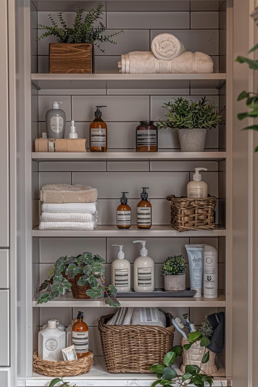 13. Stud Recessed Shelving Storage Solutions-1