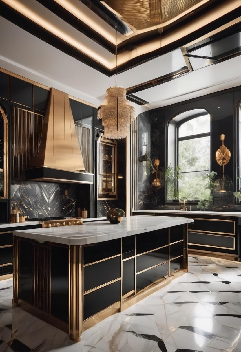 31. Geometric Art Deco Kitchen Trends-2