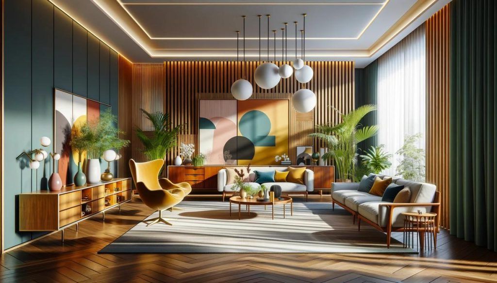 25 Stunning Mid-Century Modern Living Room Color Palette to Elevate Your Home 4 Mid Century Modern Living Room Ideas - 1