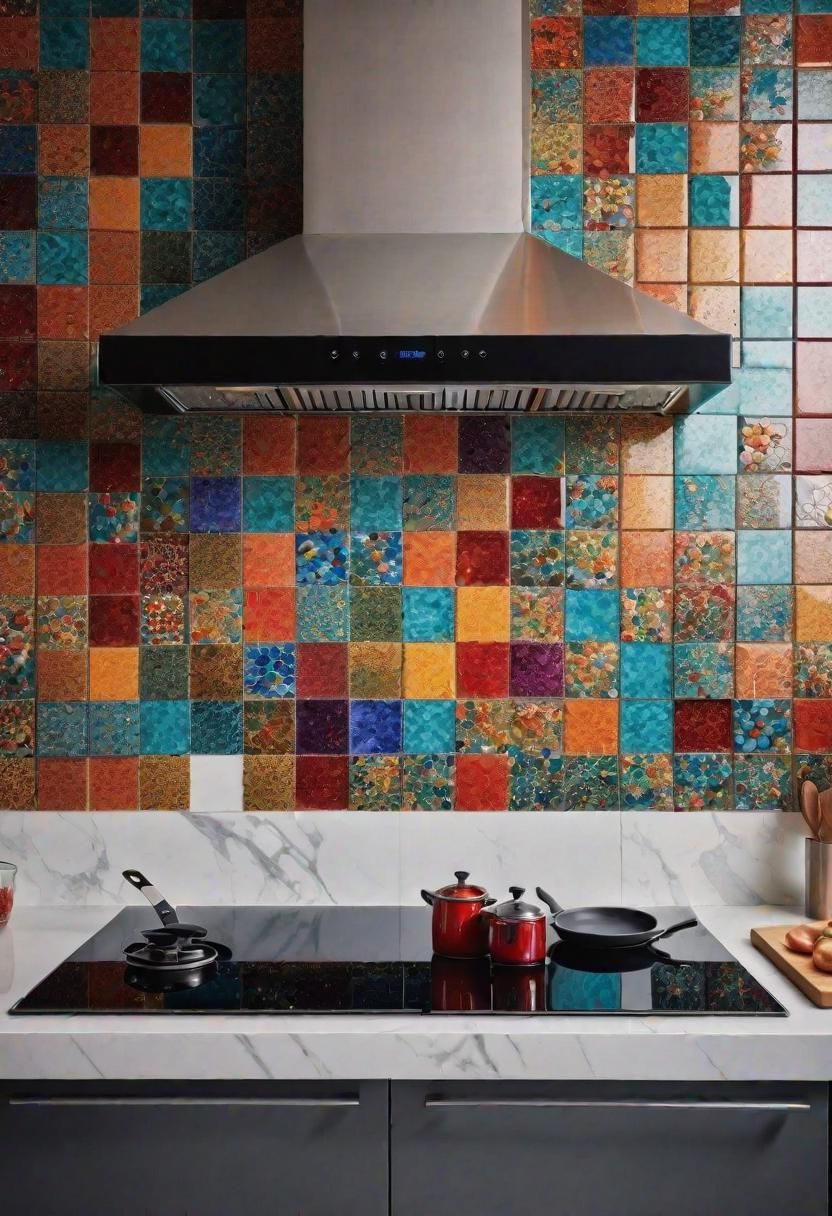 21. Vibrant Mosaic Tile Backsplash Ideas-0